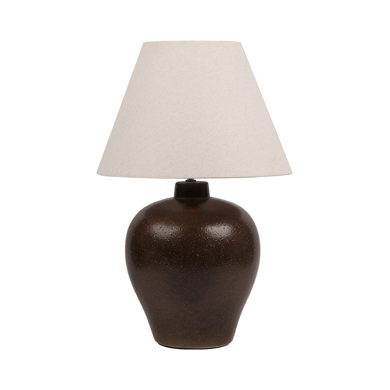 Borcan ceramică retro nou lampa de noptieră în stil chinezesc