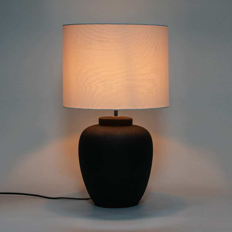 Borcan ceramică retro nou lampa de noptieră în stil chinezesc