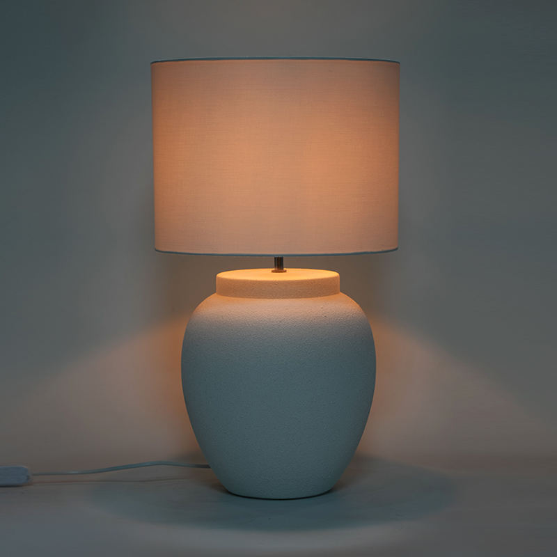 Stil chinezesc în stil chinezesc, ceramică de zi ceramică lampă decorativă de masă hotel
