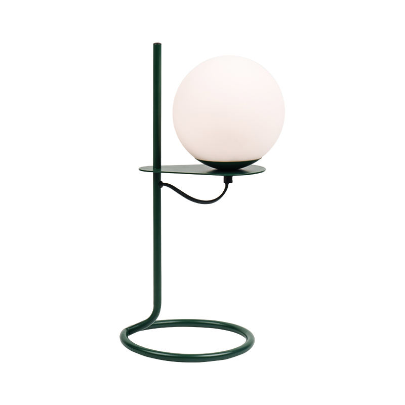 Lampa simplă de masă din sticlă