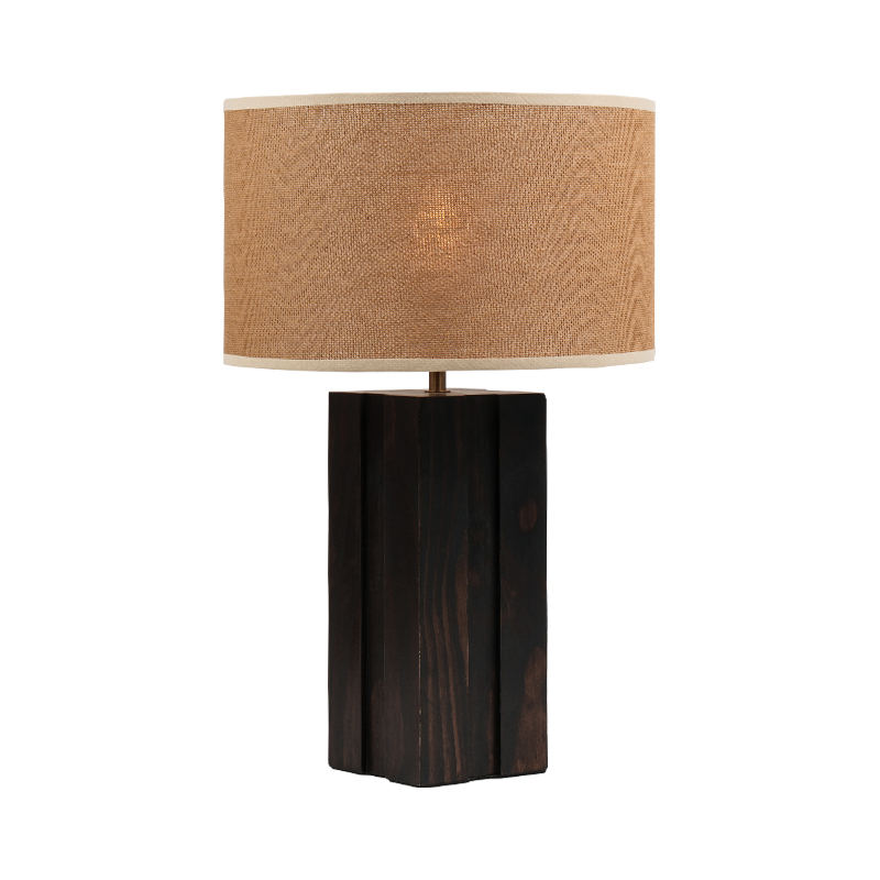 Lampa artistică din lemn