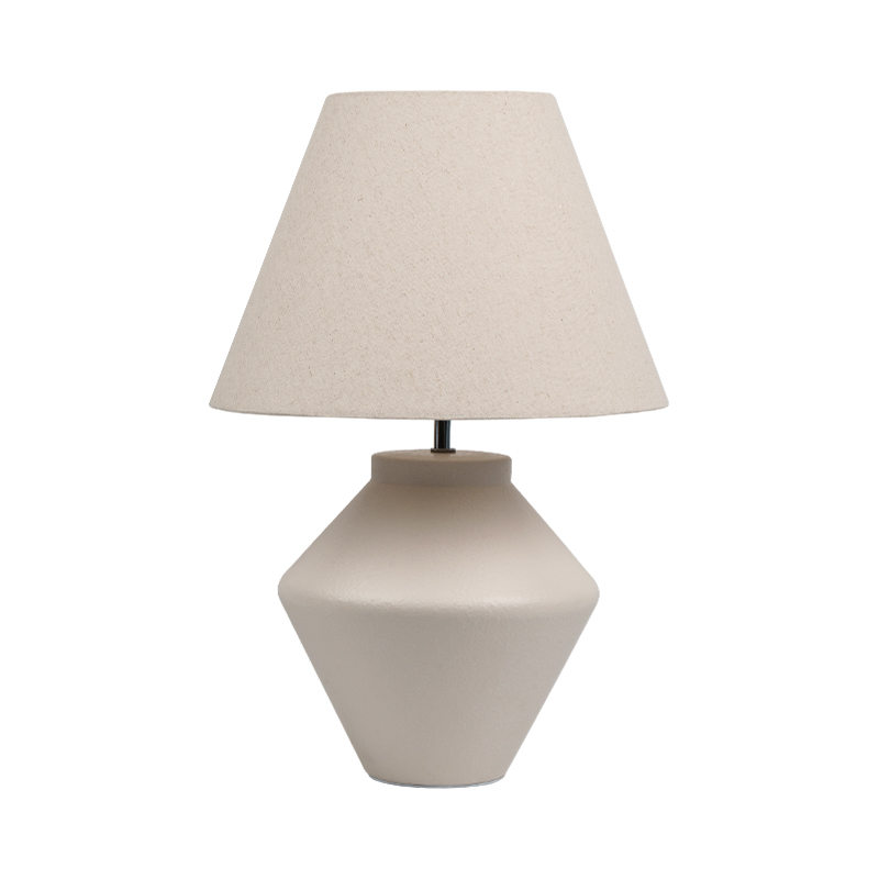 Lampa de masă ceramică geometrică