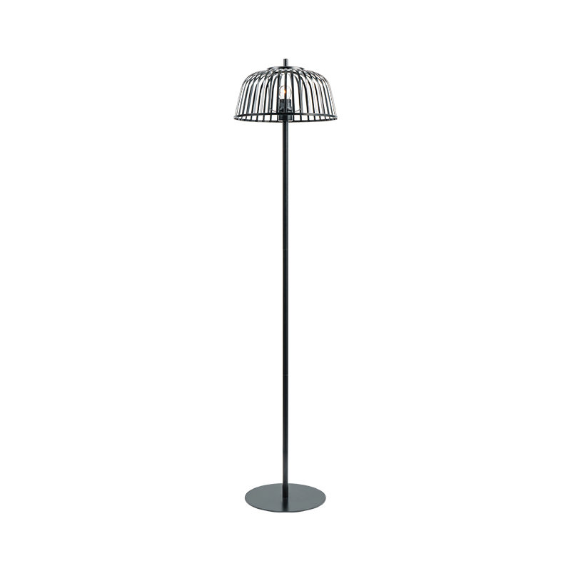 Lampa de podea cu abajur din fier forjat