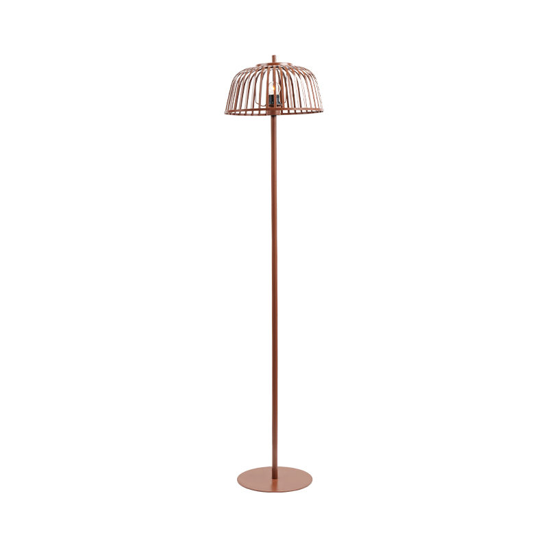 Lampa de podea cu abajur din fier forjat