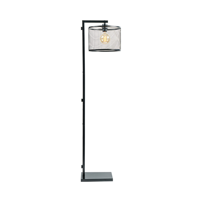 Lampa de podea de fier în stil industrial