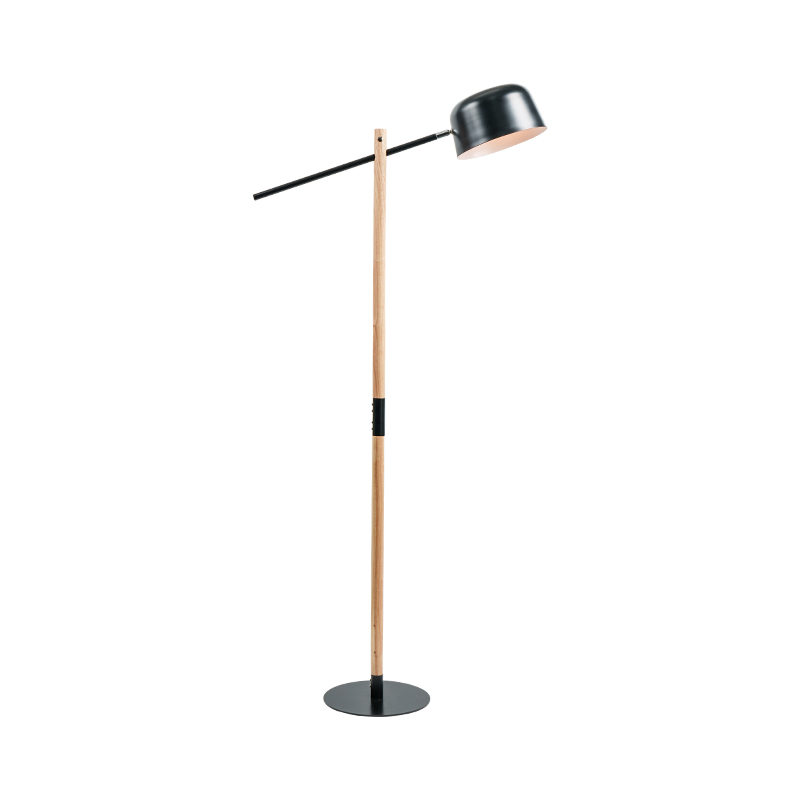 Lampa de podea din lemn solid nordic