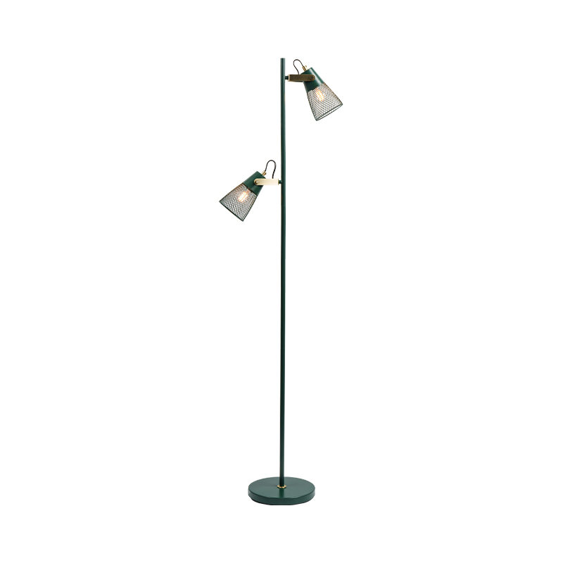 Lampa de podea din metal din fier forjat industrial
