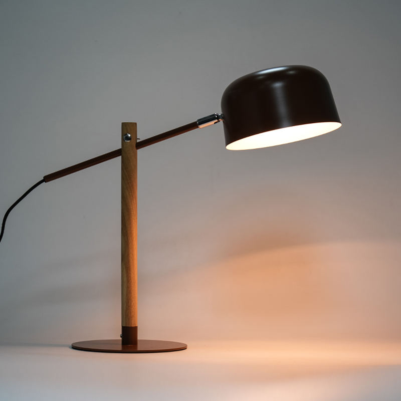 Lampa de masă de citire metalică de birou