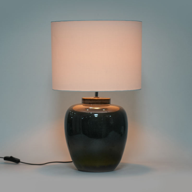 Lampa de masă retro ceramică de culoare gradient