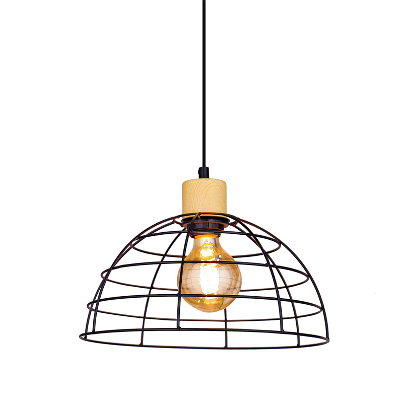 Candelabru în stil industrial Half Cage