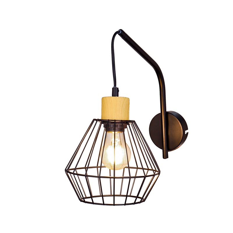 Lampa americană de perete de fier